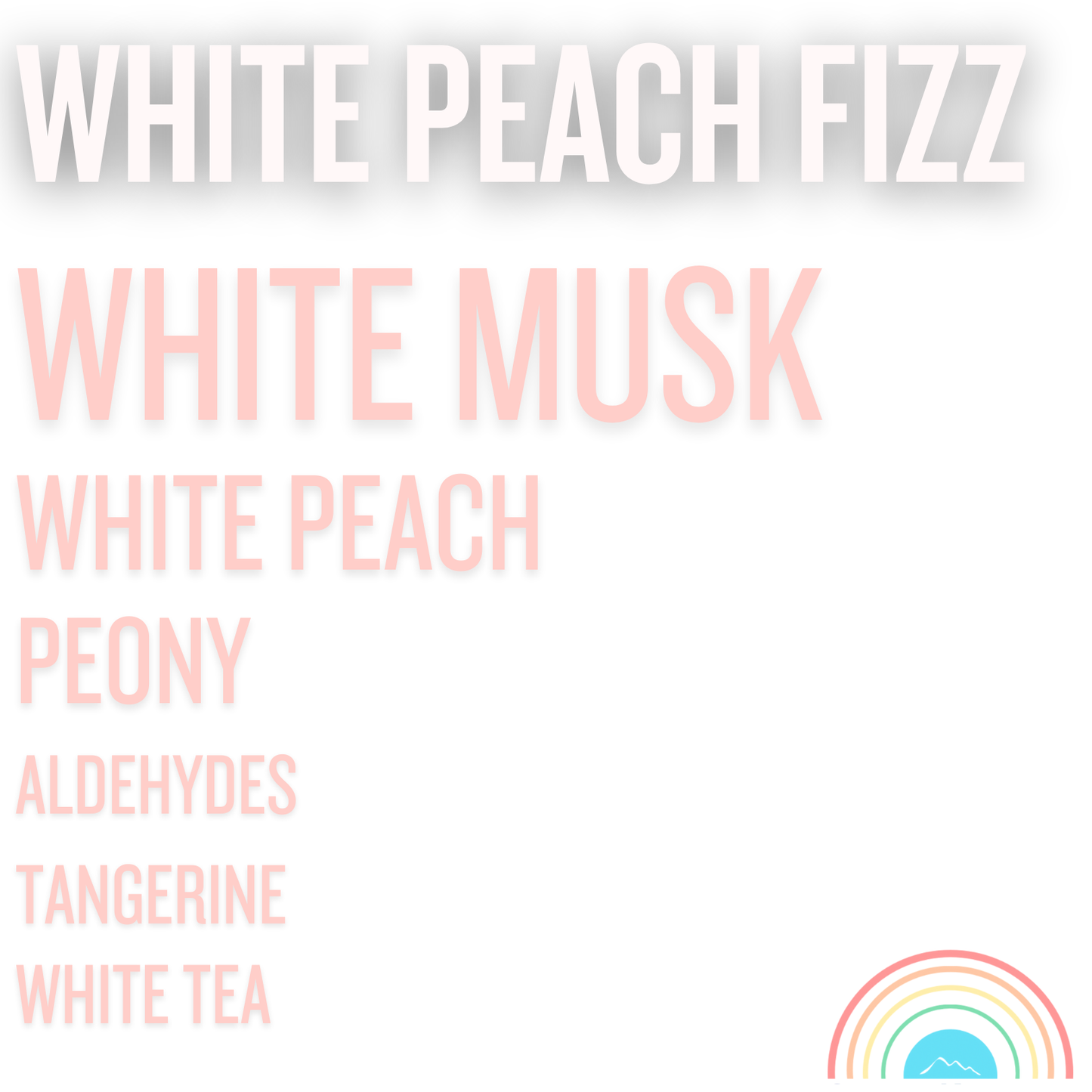 White Peach Fizz Eau De Parfum by Smoky Mountain Scents