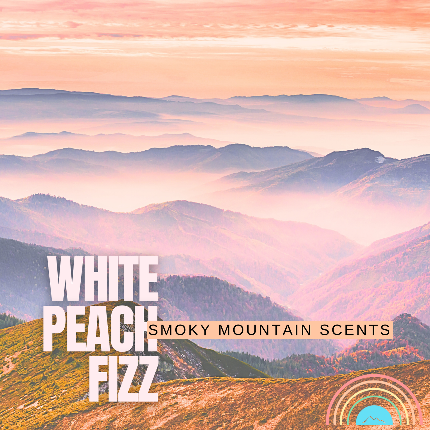 White Peach Fizz Eau De Parfum by Smoky Mountain Scents