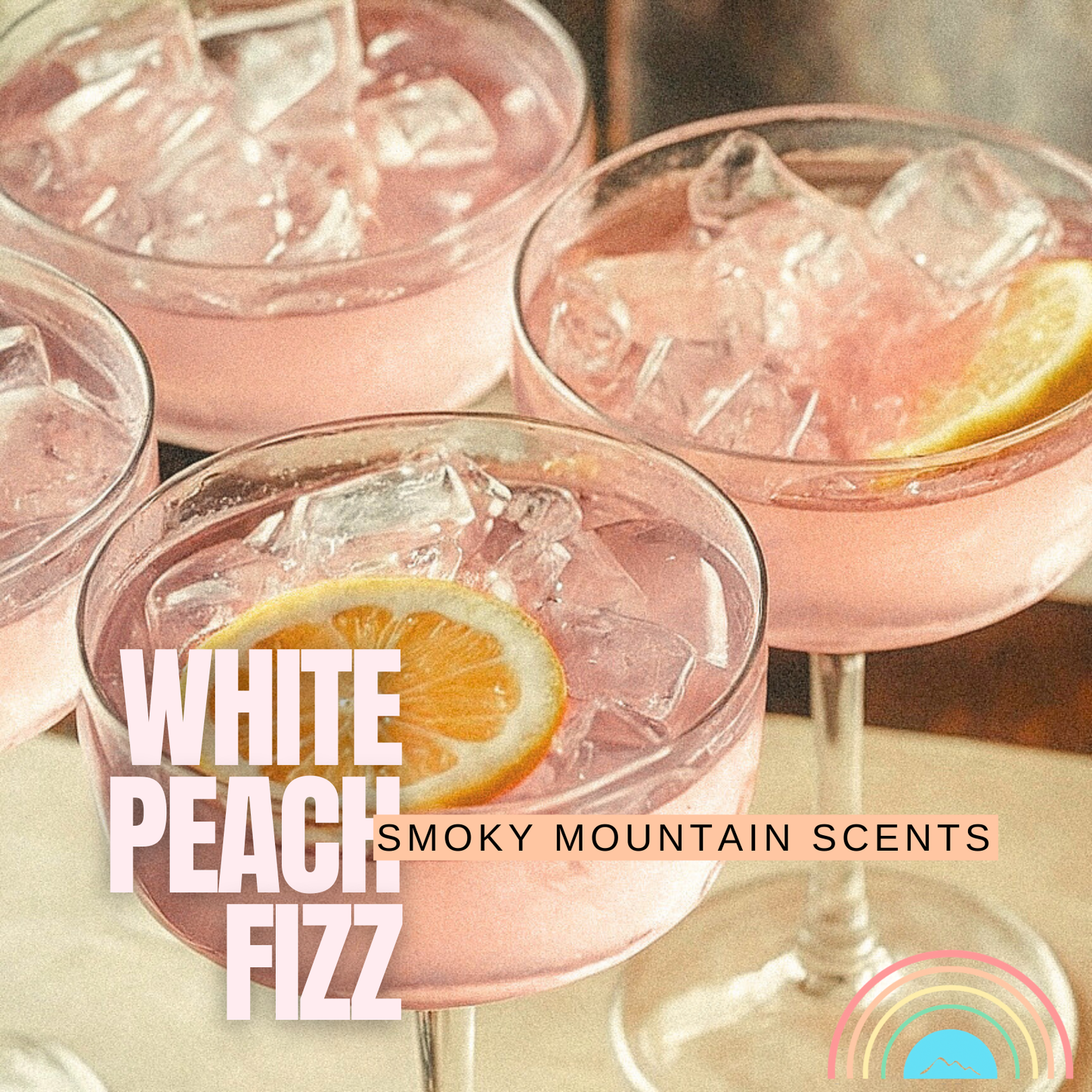 White Peach Fizz Eau De Parfum by Smoky Mountain Scents