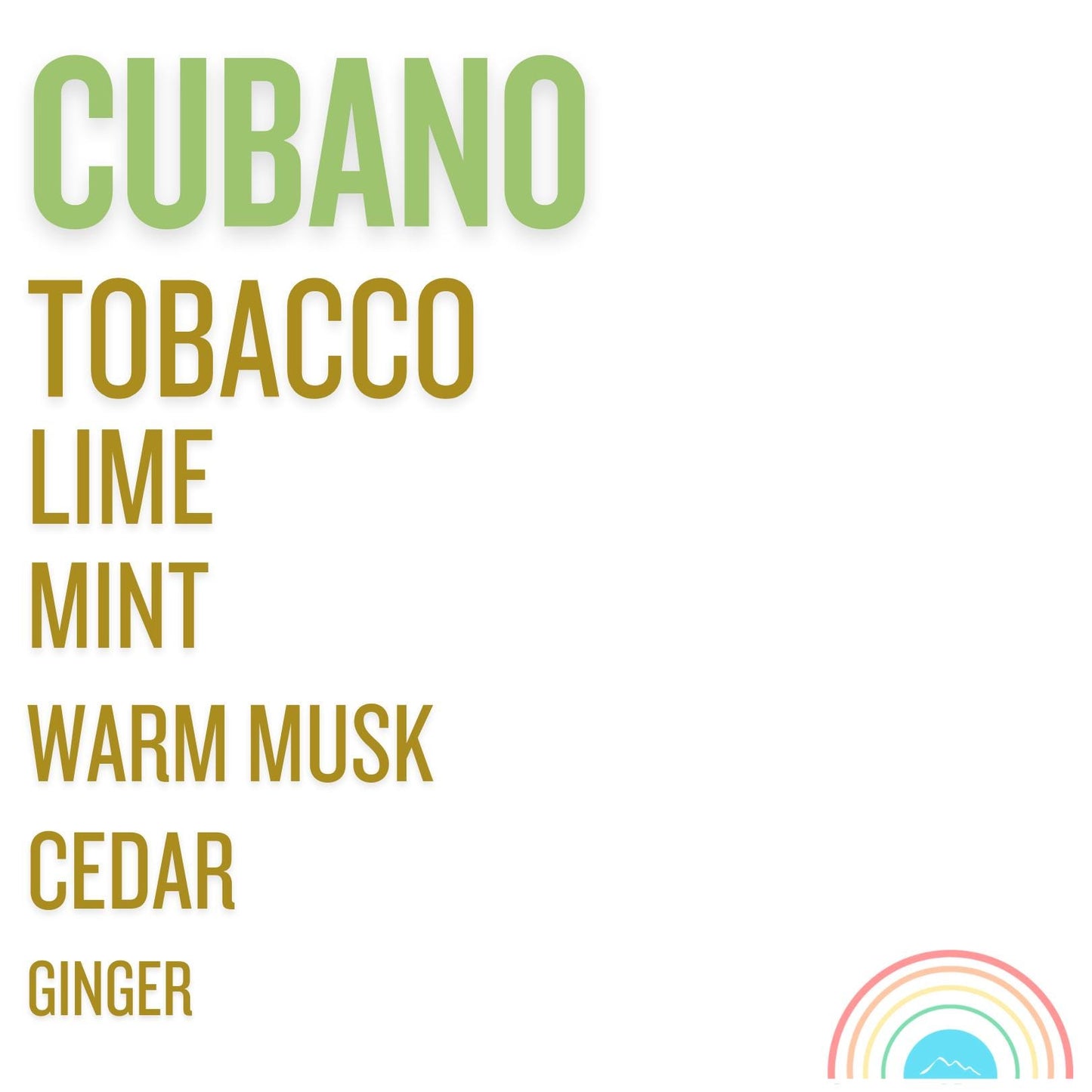 Cubano Eau De Parfum by Smoky Mountain Scents