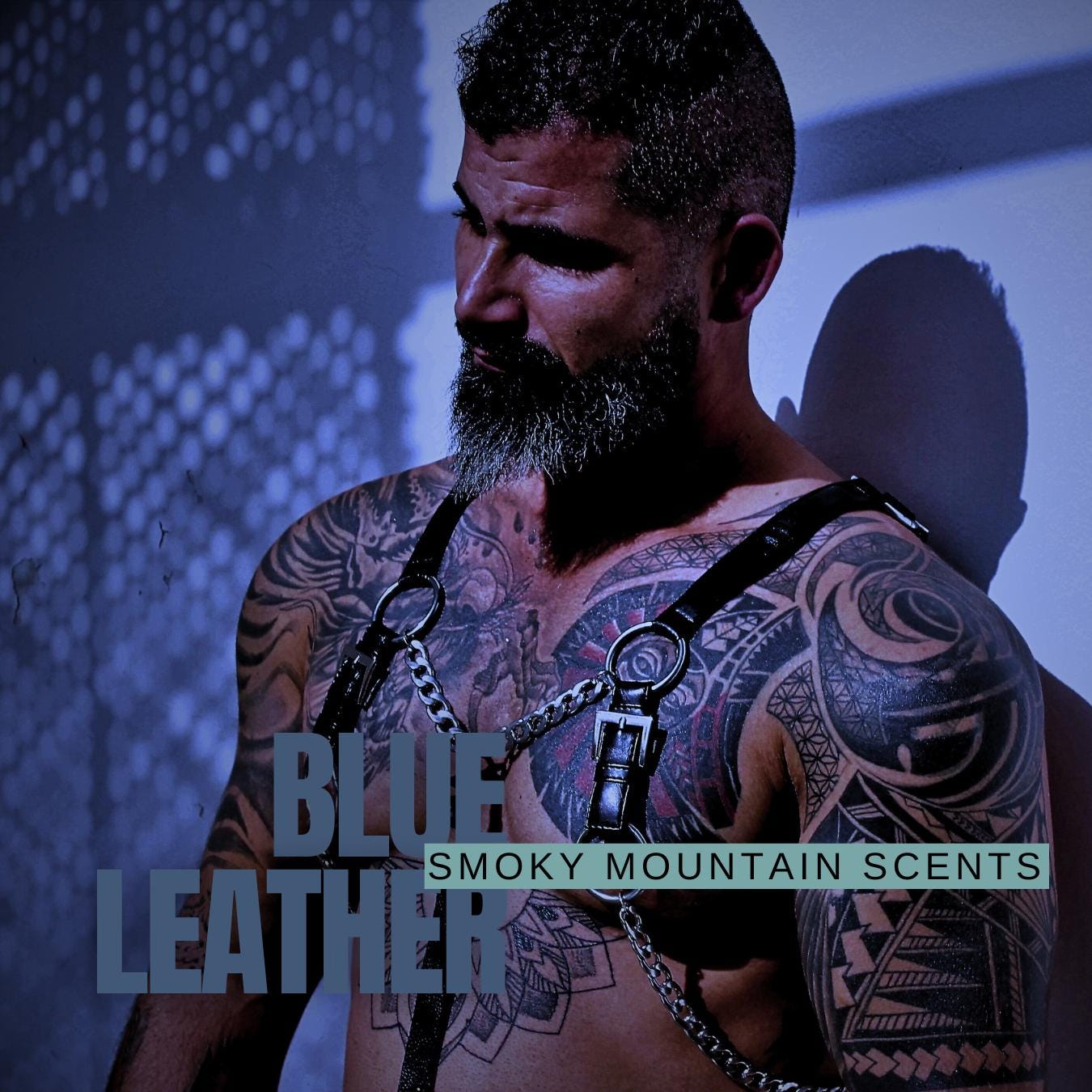 Blue Leather Eau De Parfum by Smoky Mountain Scents