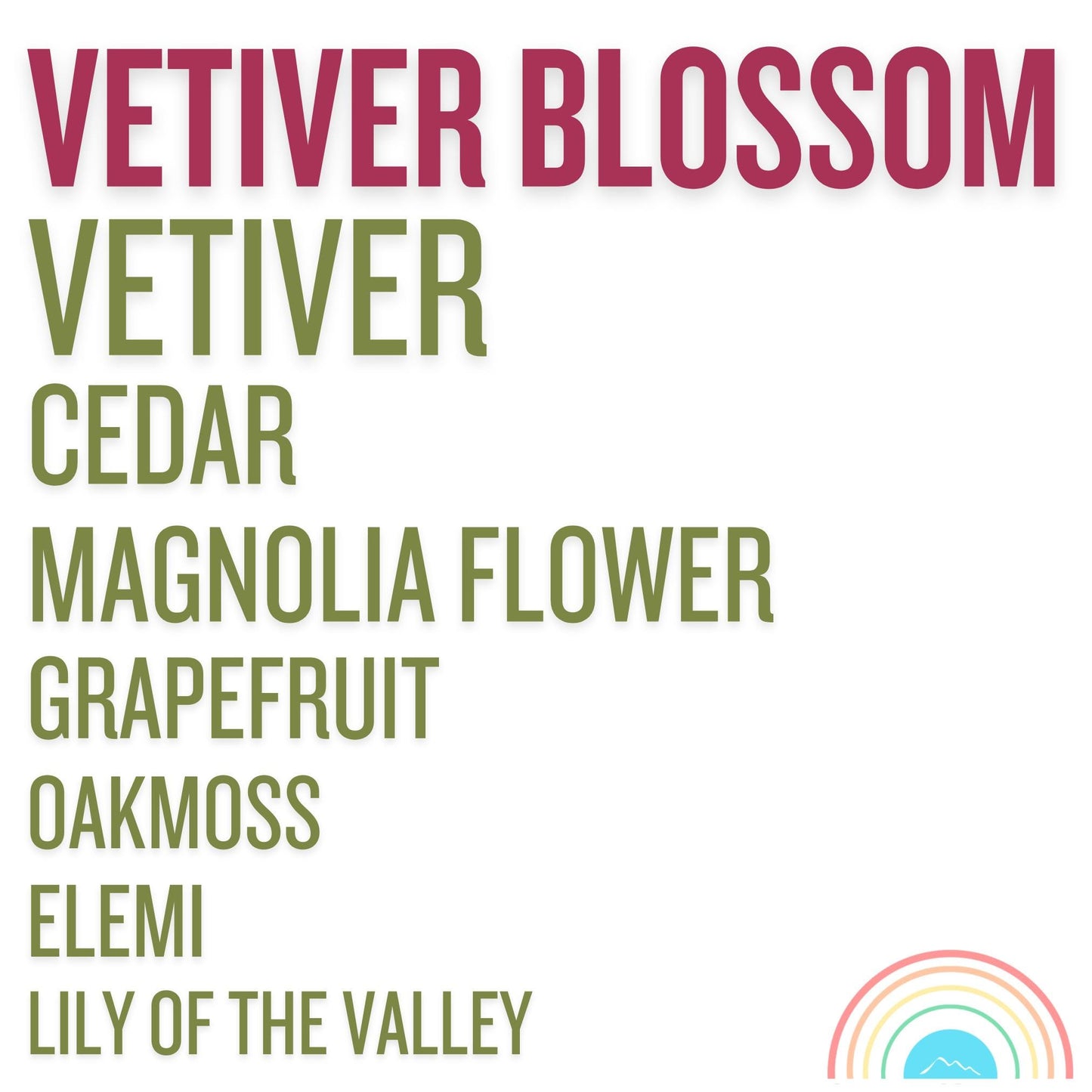 Vetiver Blossom Eau De Parfum by Smoky Mountain Scents