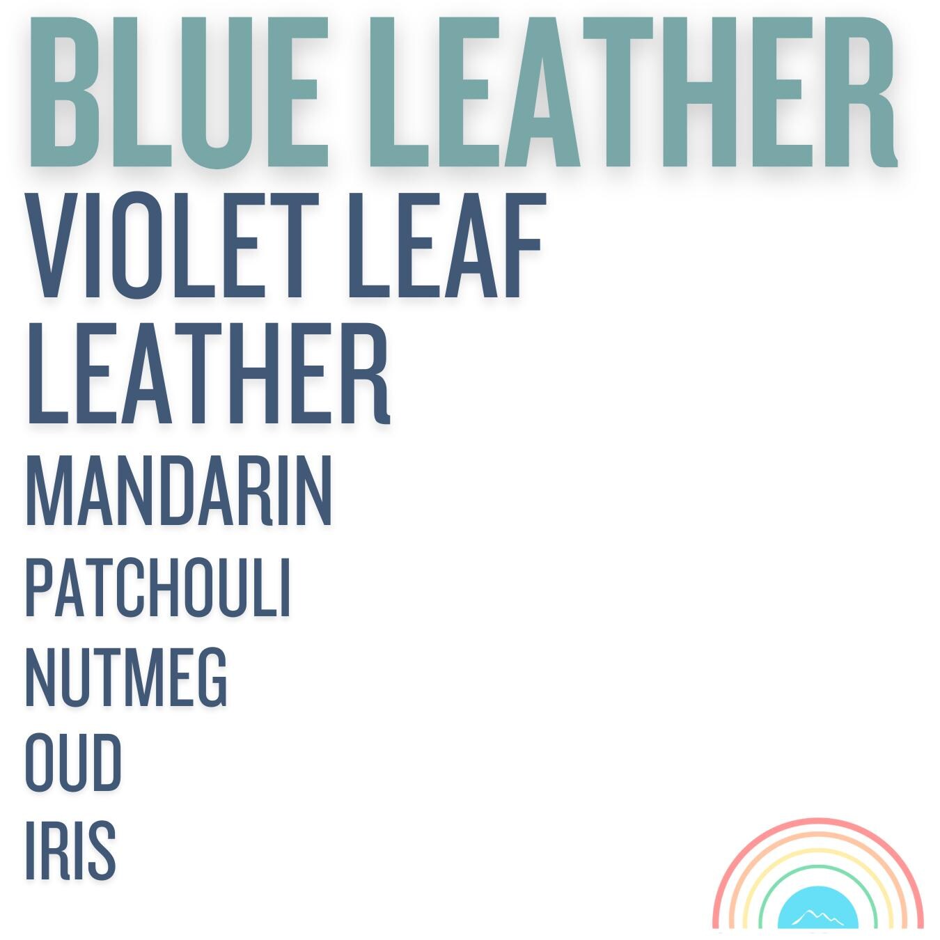 Blue Leather Eau De Parfum by Smoky Mountain Scents